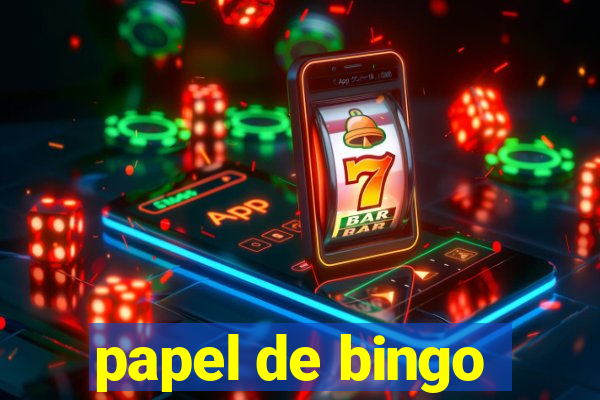 papel de bingo